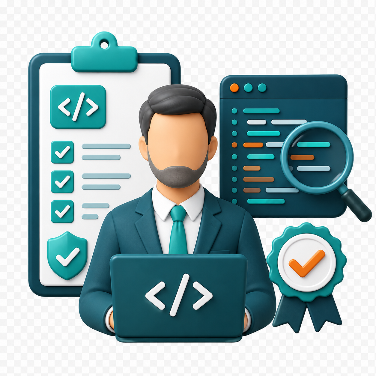Coding auditor reviewing coding compliance